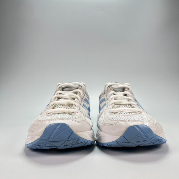 Asics Gel Contend 4 White Blue Lace Up Running Shoes T765N Women's Size 9 - Picture 2 of 10